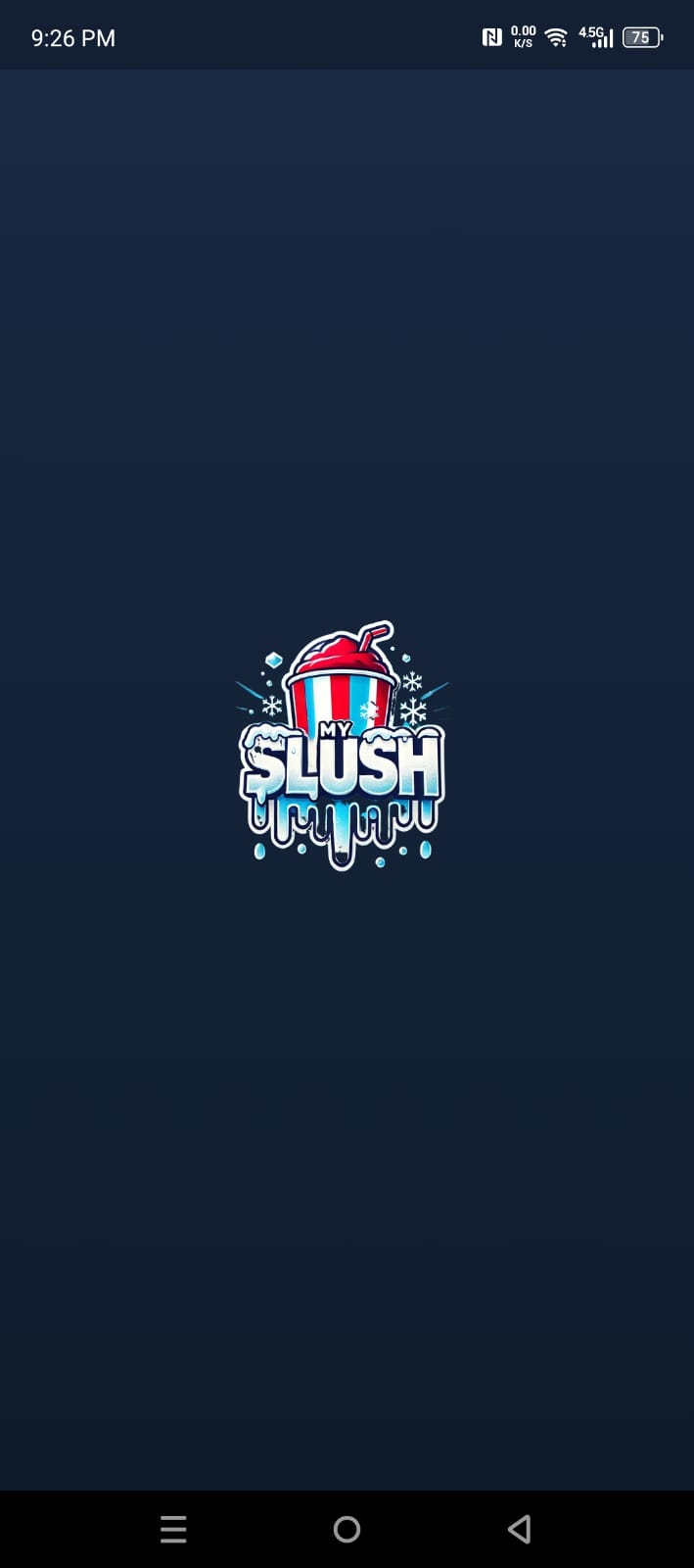 Splash screen